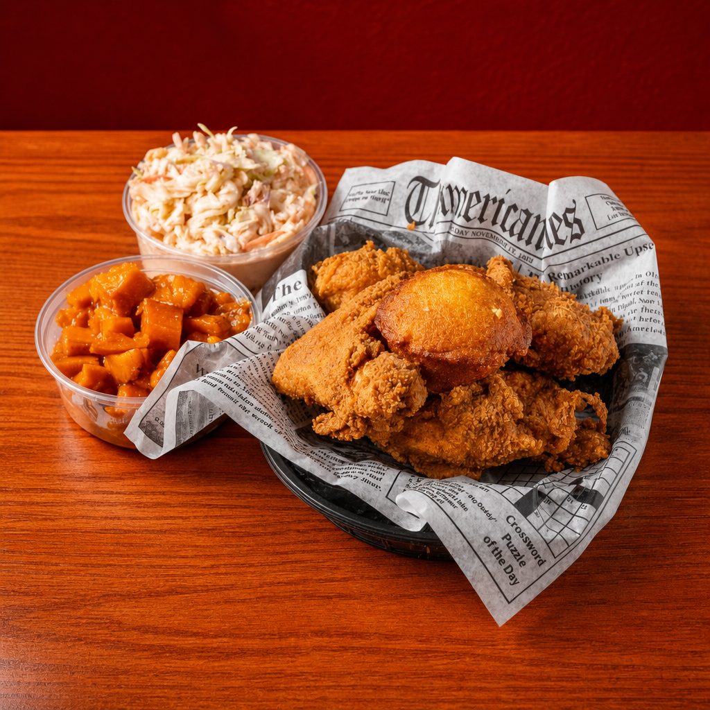 Pressure Fried Chick N' Dinner - 4pc.