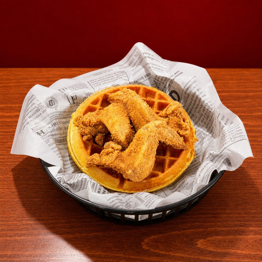 Chick N' Waffle - 3-Chick N' Wings.