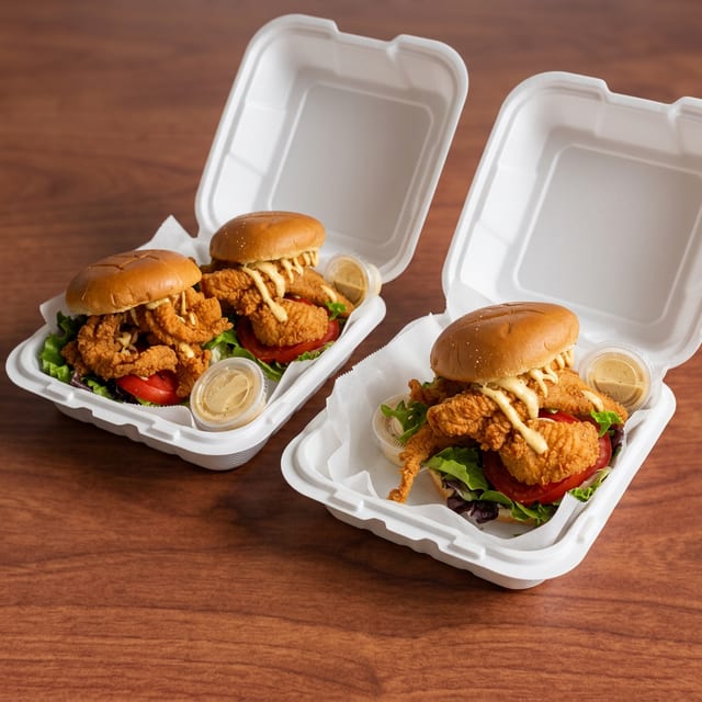 Catfish Tender Sandwich.