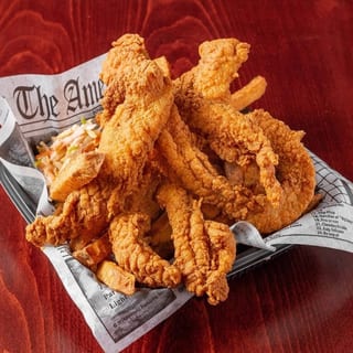 Catfish Tenders - 8pc (includes fries & slaw)
